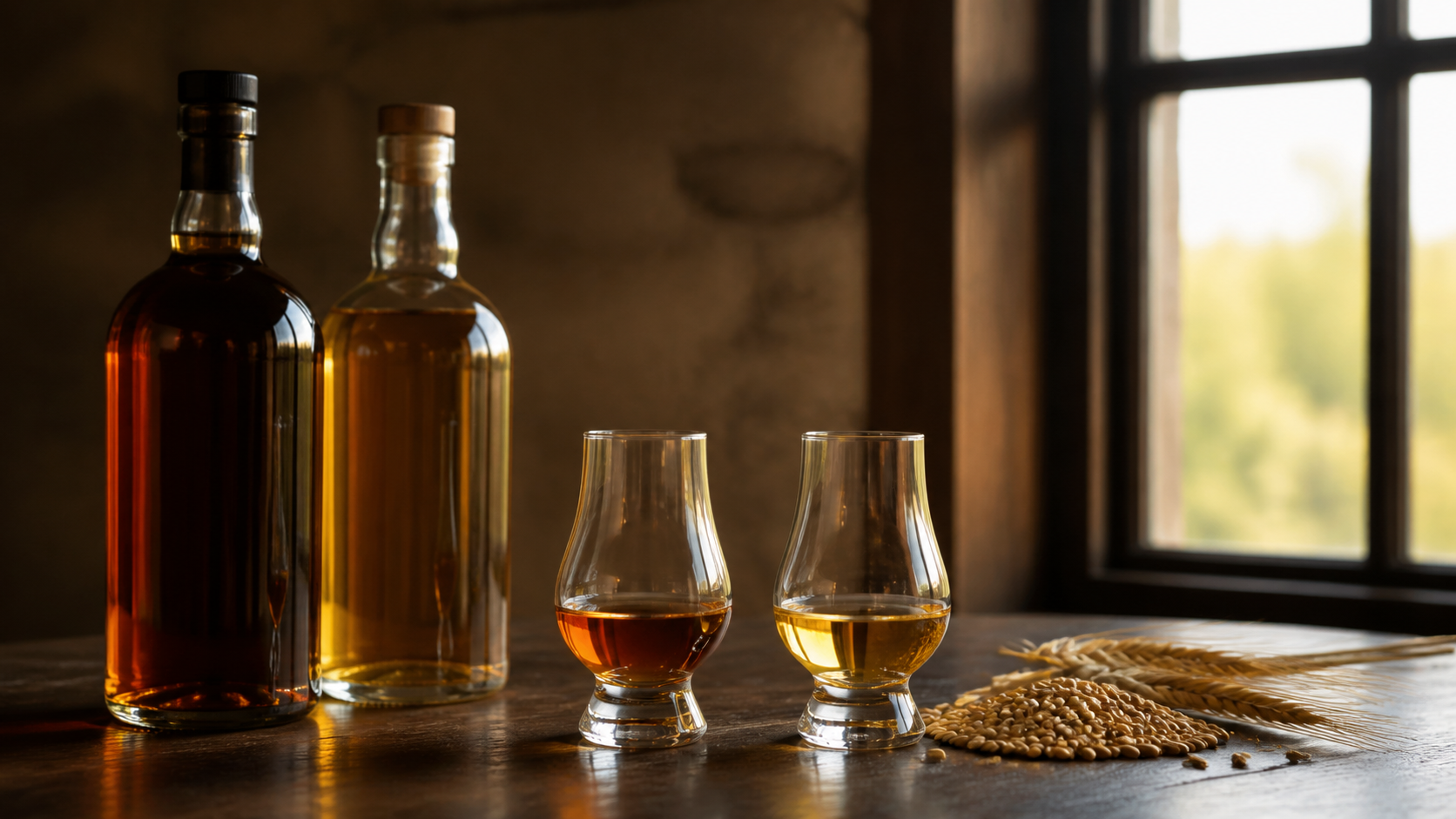 Single Malt vs Blended Scotch shown as a practical side-by-side comparison