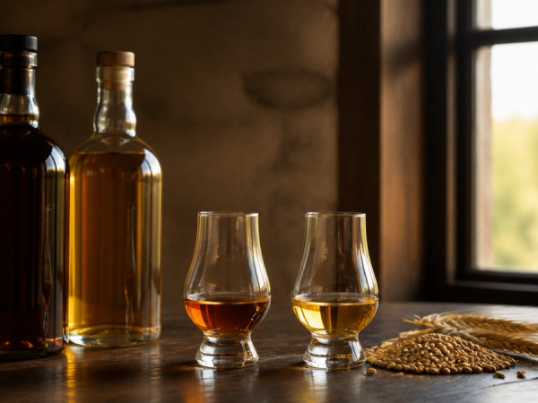 Single Malt vs Blended Scotch shown as a practical side-by-side comparison