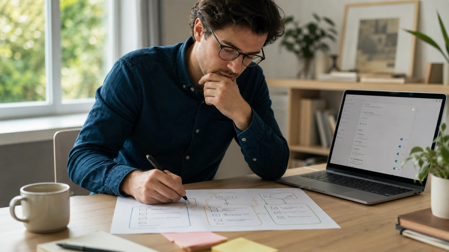 Writer organising concise preferences, boundaries and output rules for an AI assistant