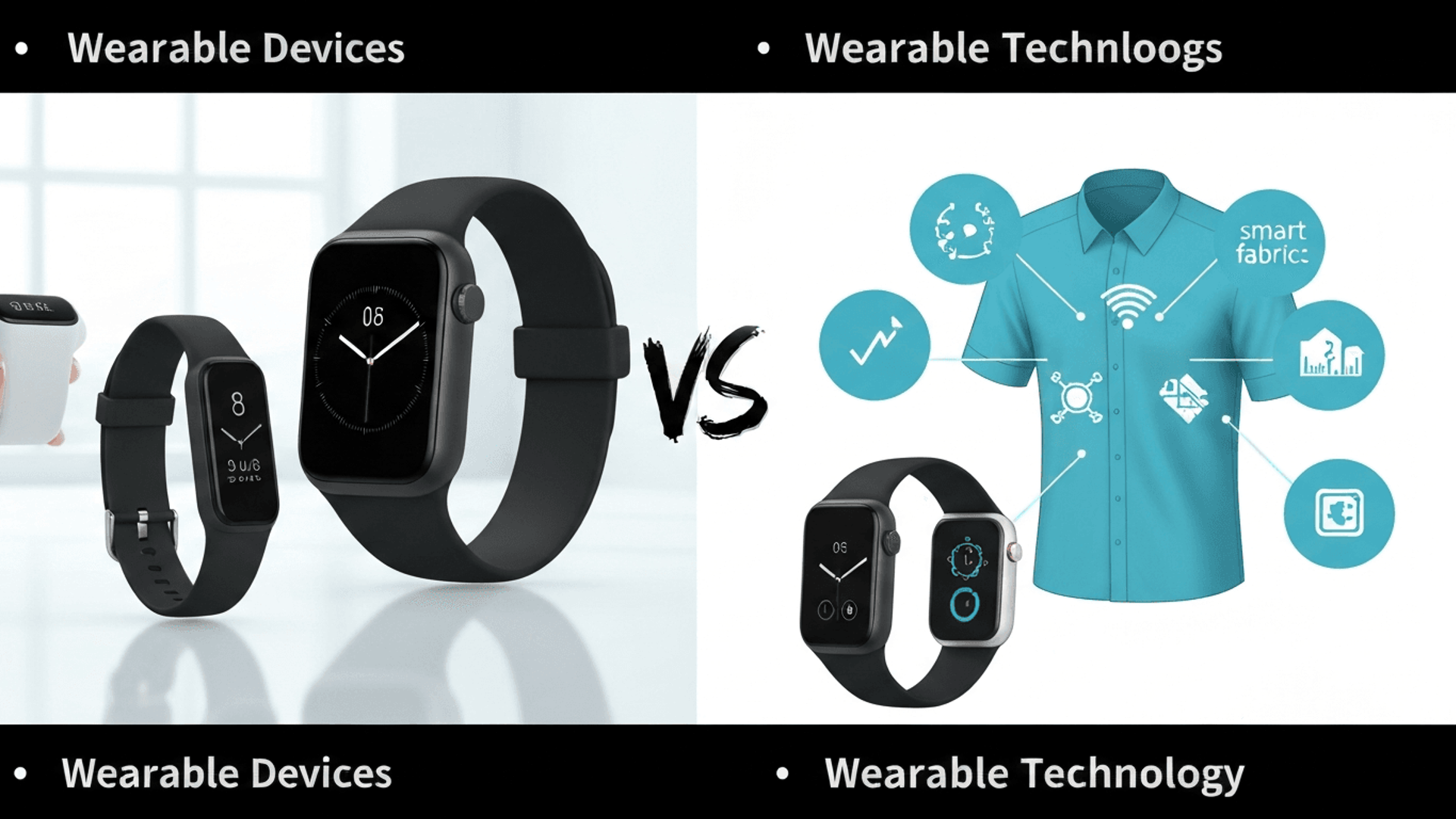 What is the difference between wearable devices and wearable technology?