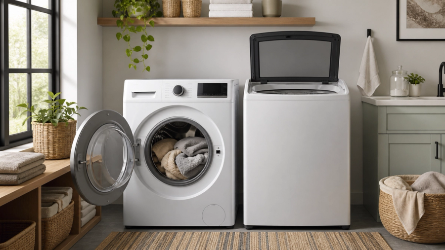 Front-Load vs Top-Load Washer shown as a practical side-by-side comparison