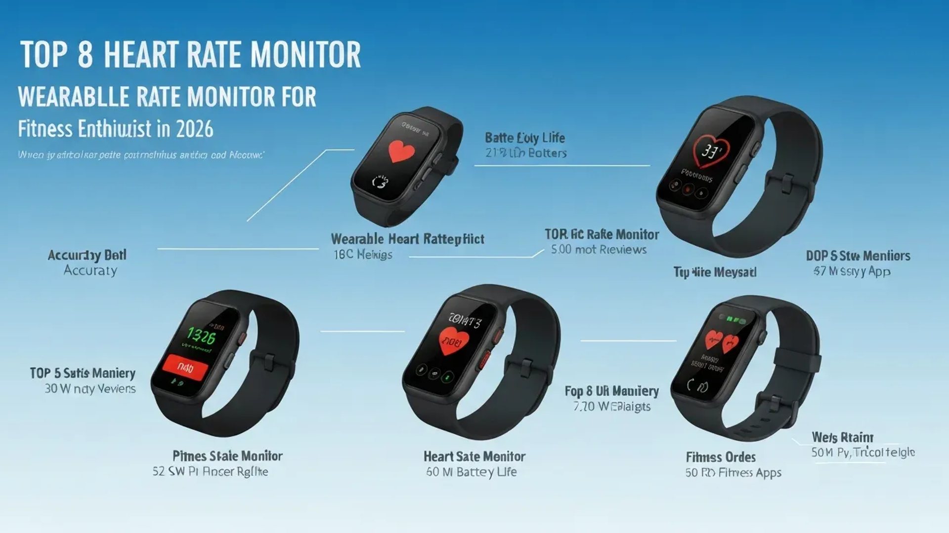Top 8 Wearable Heart Rate Monitors for Fitness Enthusiasts in 2026