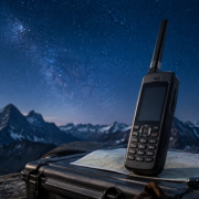 Satellite phone prepared with route, airtime and emergency communication plan