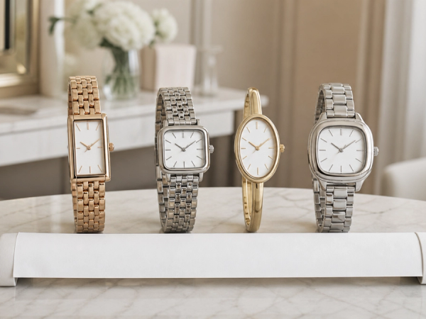 Four differently shaped luxury watches compared for wrist fit, bracelet drape and daily use
