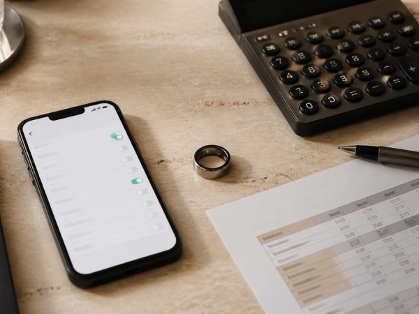 Editorial decision scene for Smart Ring Without Subscription: How to Verify Lifetime Cost, illustrating the product category without depicting an exact VERTU configuration