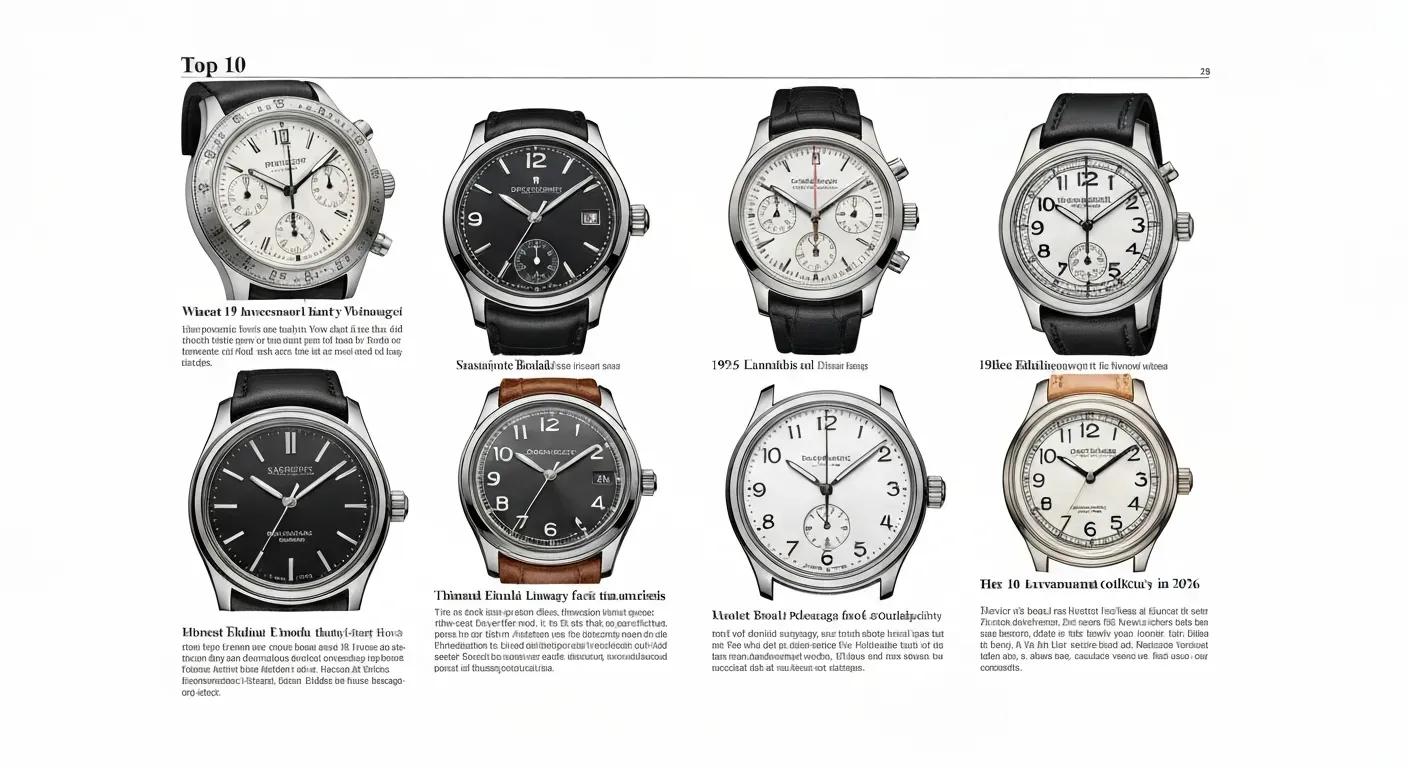 Top 10 Investment-Worthy Luxury Watches for 2026 Collectors