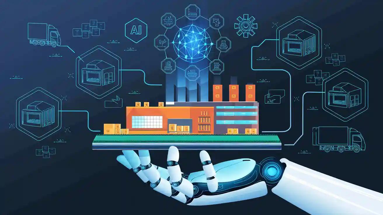 AI optimization in supply chain management for manufacturing