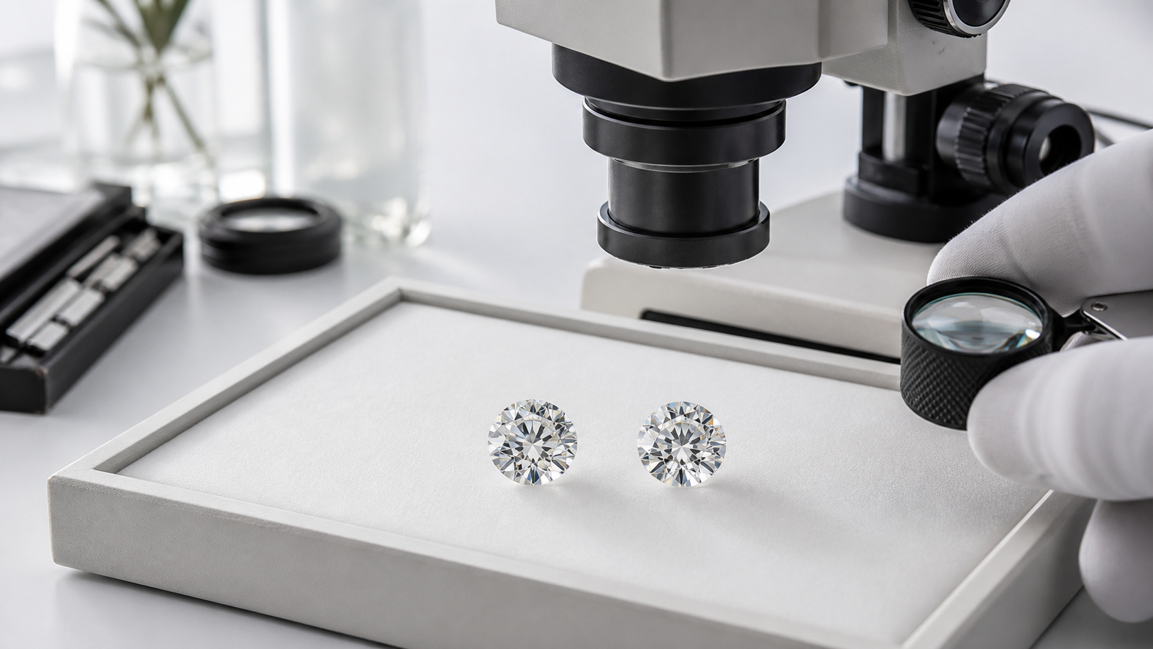 VVS1 vs VVS2 Diamond Clarity shown as a practical comparison