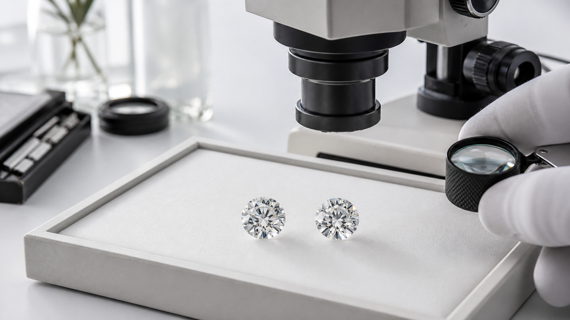 VVS1 vs VVS2 Diamond Clarity shown as a practical comparison