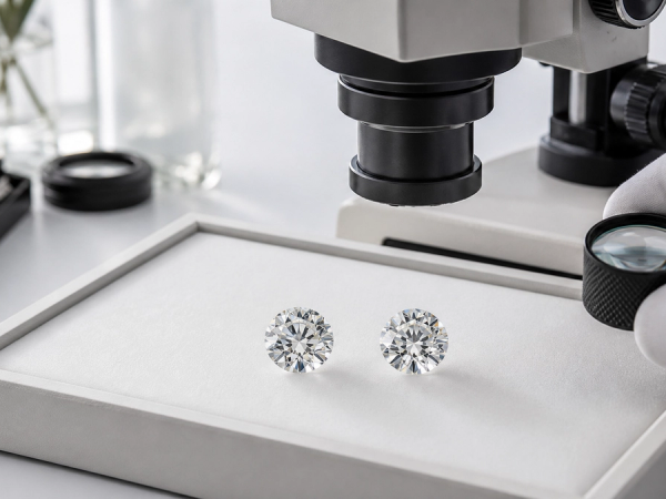 VVS1 vs VVS2 Diamond Clarity shown as a practical comparison