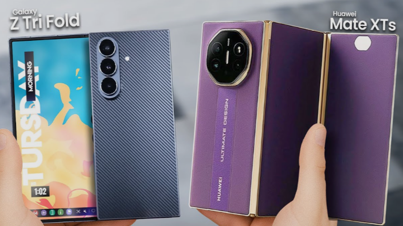 2026 Tri-Fold Smartphone Guide: Comparing Huawei Mate XT and Samsung Galaxy Z TriFold