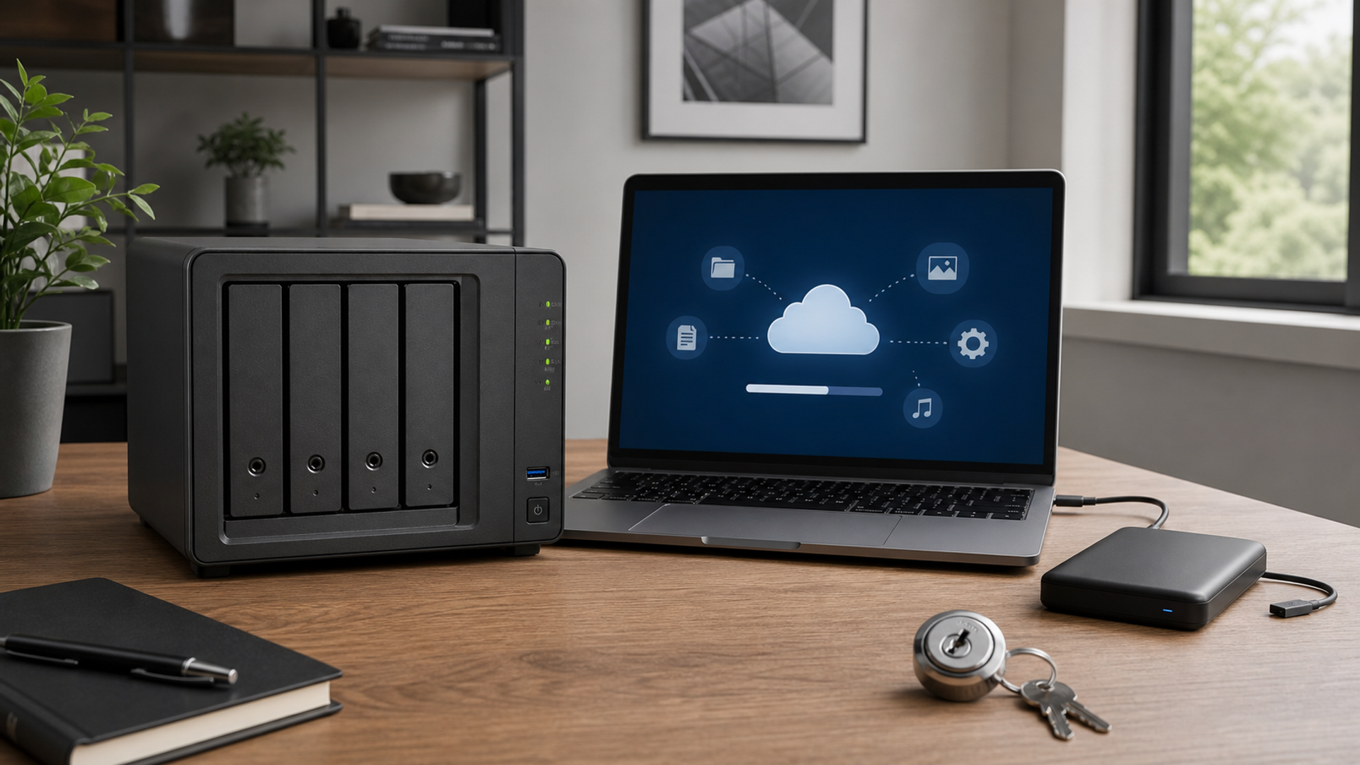 NAS vs Cloud Storage shown in a practical side-by-side comparison