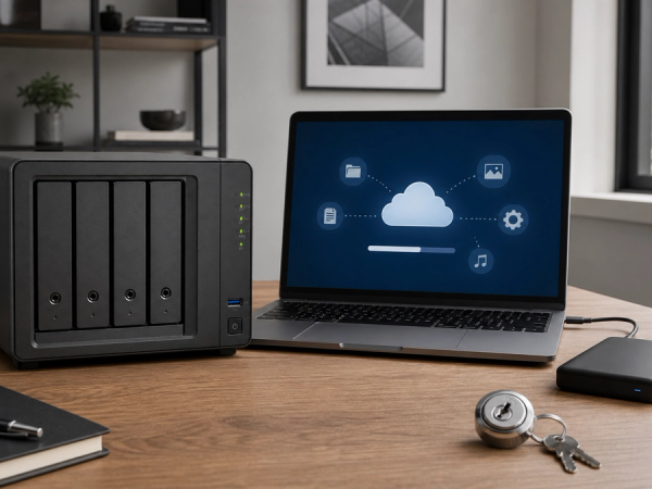 NAS vs Cloud Storage shown in a practical side-by-side comparison