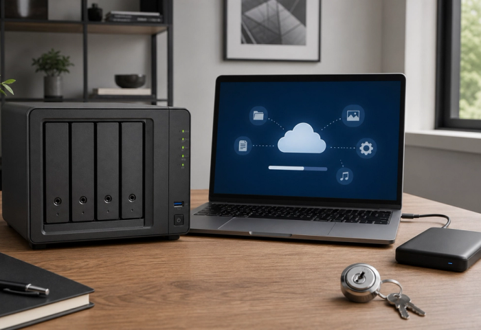 NAS vs Cloud Storage shown in a practical side-by-side comparison