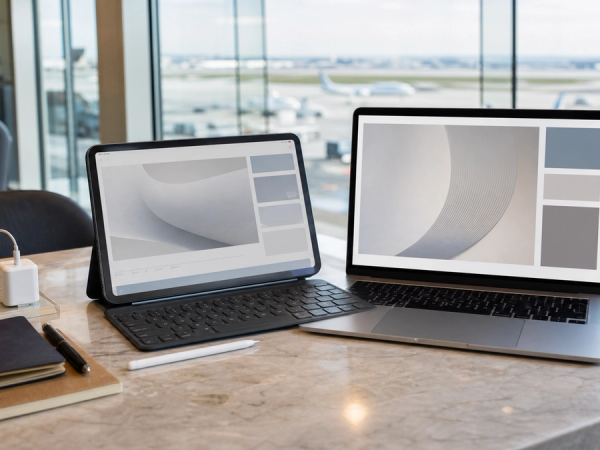 iPad Pro vs MacBook Air shown as a practical comparison
