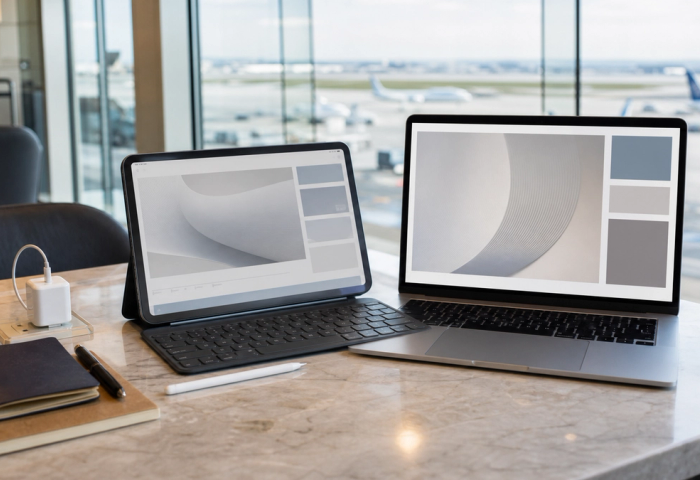 iPad Pro vs MacBook Air shown as a practical comparison