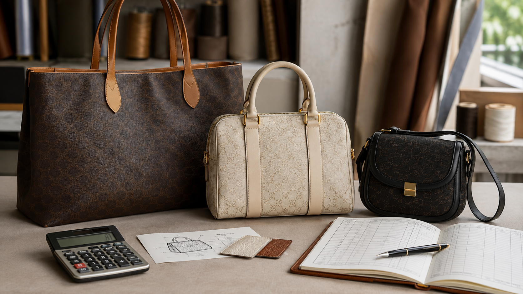 Premium handbags compared by material, size, purchase price and five-year ownership cost