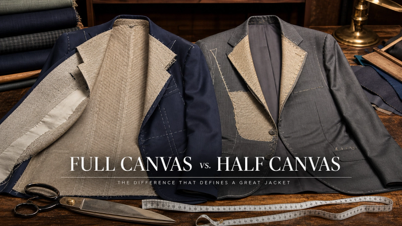 Full-Canvas vs Half-Canvas Suit shown as a practical comparison