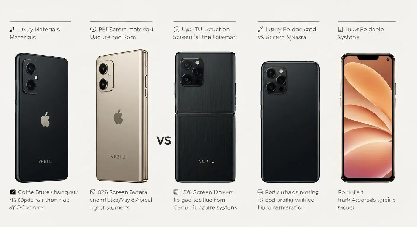 Top 10 Luxury Foldable Phones 2026: VERTU Quantum Flip vs Galaxy
