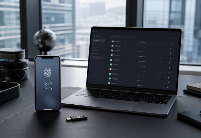 Passkey vs Password Manager shown in a practical side-by-side comparison
