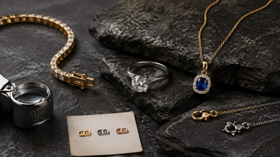 Fine jewellery pieces compared for materials, setting, comfort and service