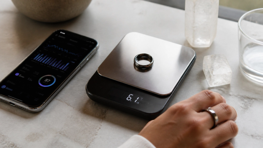 Editorial decision scene for Fitness Ring Without Subscription: VERTU AI Aura Ring Guide, illustrating the product category without depicting an exact VERTU configuration