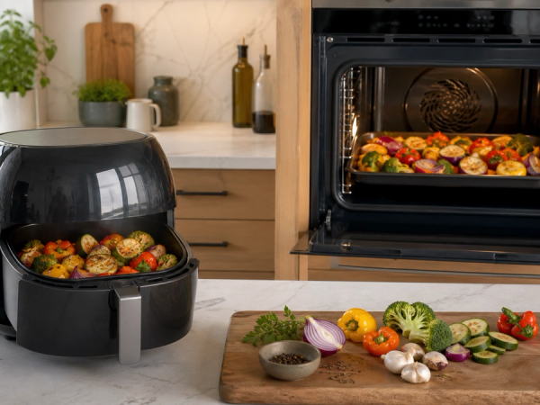 Convection Oven vs Air Fryer shown as a practical comparison