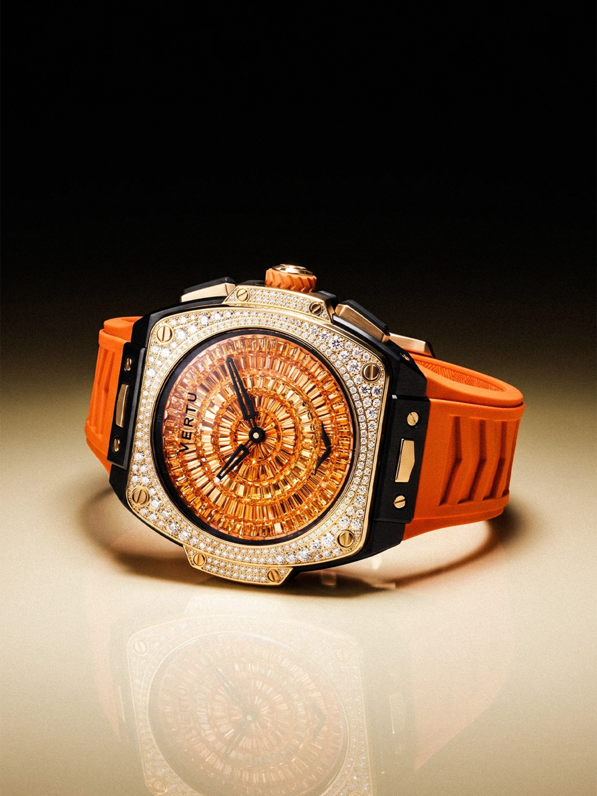 Vertu Grand Watch - Bespoke Gold – 18K Gold with Natural Diamonds