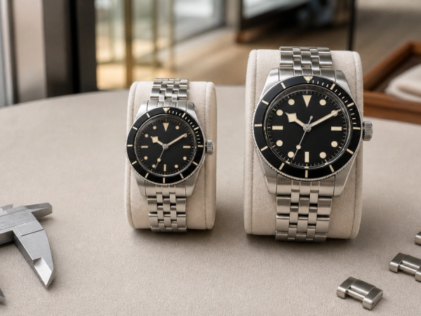 Compact 37mm and 39mm dive watches compared for wrist fit