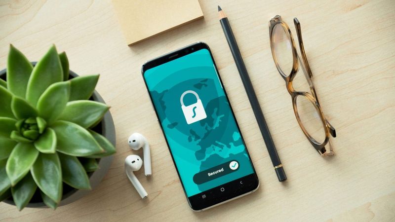A sleek and modern Android phone displaying its vibrant home screen.