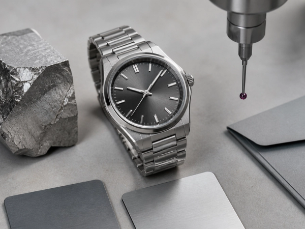 A steel mechanical watch assessed through materials, timing, service and market-price evidence