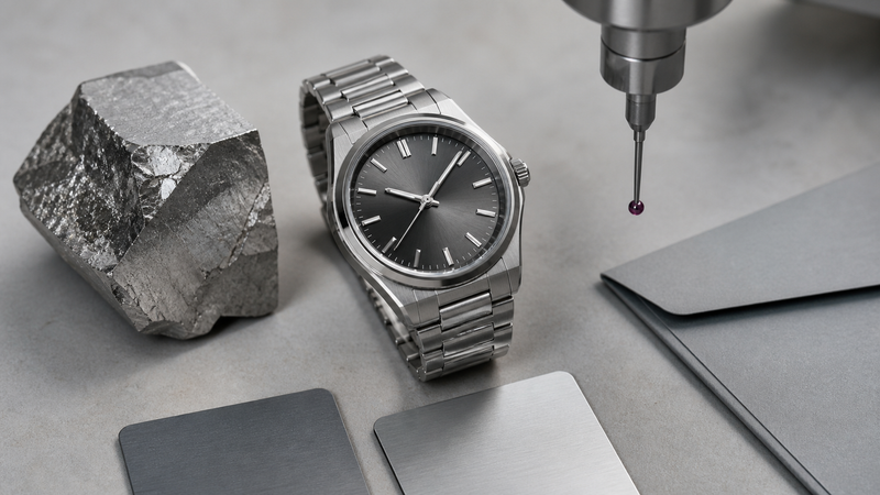 A steel mechanical watch assessed through materials, timing, service and market-price evidence
