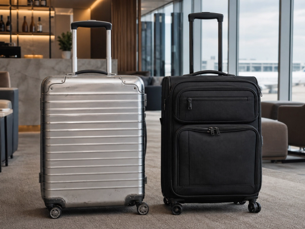 Hard-shell and soft-sided premium carry-on luggage compared for business travel