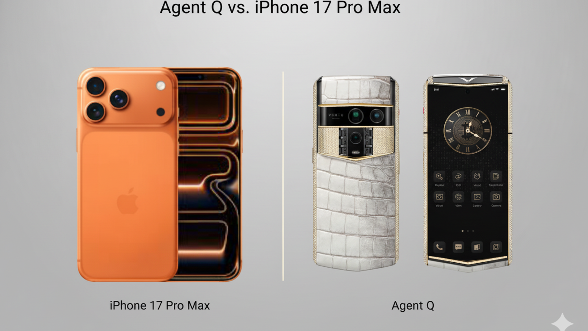 Vertu Agent Q vs. iPhone 17 Pro Max: Executive Tech Choice 2025