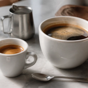 Espresso vs Americano shown in a practical side-by-side comparison