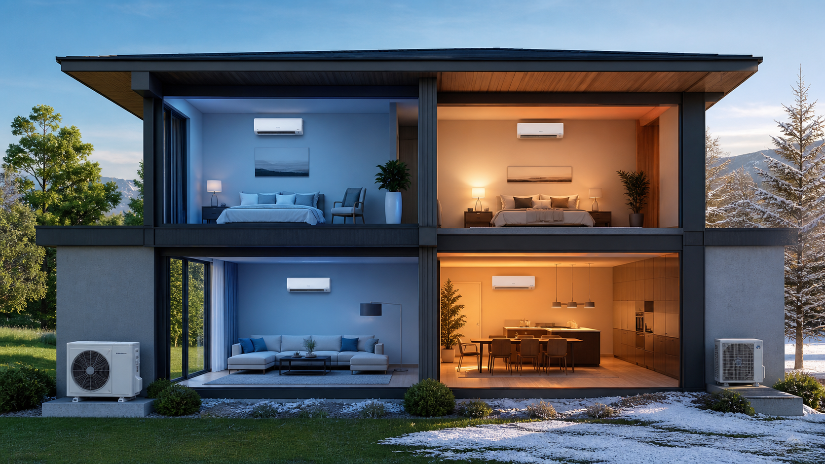Heat Pump vs Air Conditioner shown as a practical side-by-side comparison
