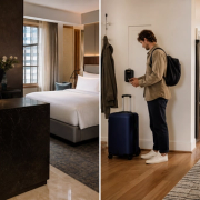 Hotel vs Airbnb shown in a practical side-by-side comparison