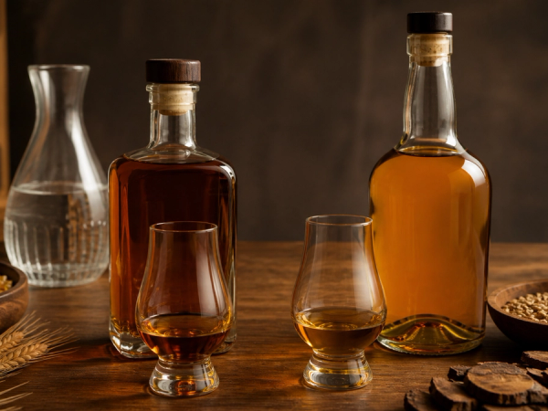 Bourbon vs Scotch shown as a practical side-by-side comparison