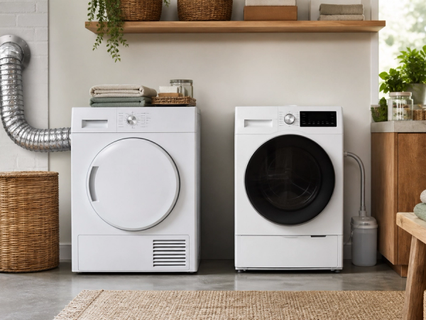 Vented vs Heat-Pump Dryer shown as a practical side-by-side comparison
