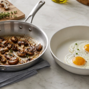 Stainless Steel vs Ceramic Cookware shown as a practical side-by-side comparison