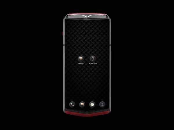 Official VERTU Agent Q product image showing the front of the handset.