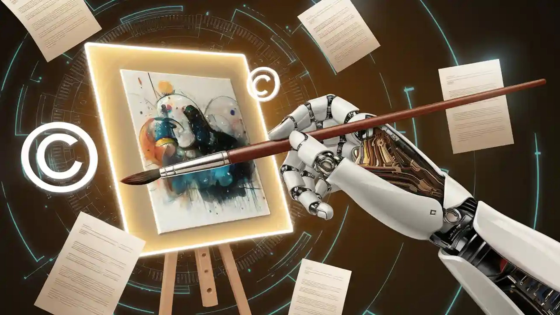 Copyright implications of using AI generated art