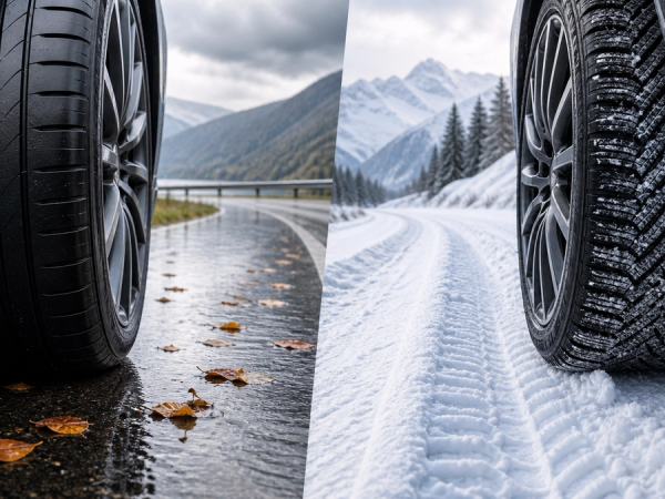 All-Season vs All-Weather Tyres shown as a practical comparison
