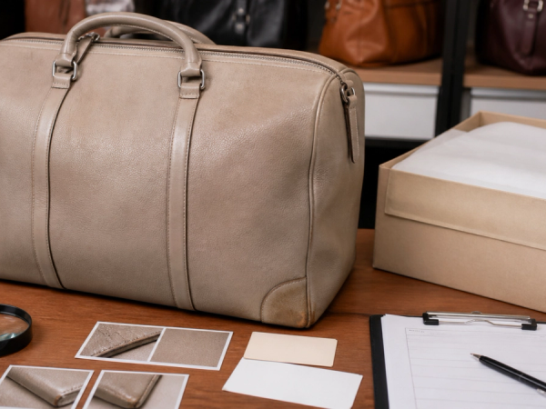 A pre-owned luxury bag assessed for condition, provenance, authentication and repair cost