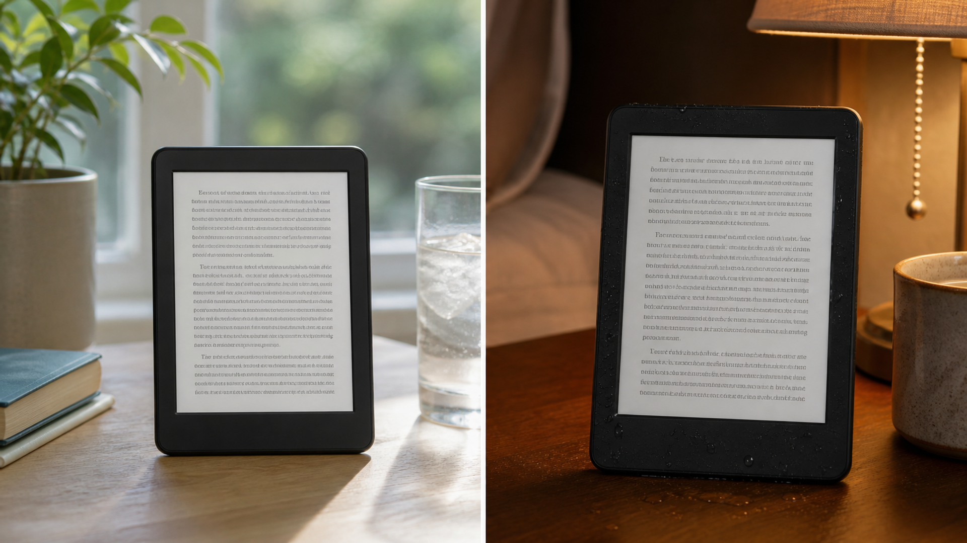 Kindle vs Paperwhite shown as a practical comparison