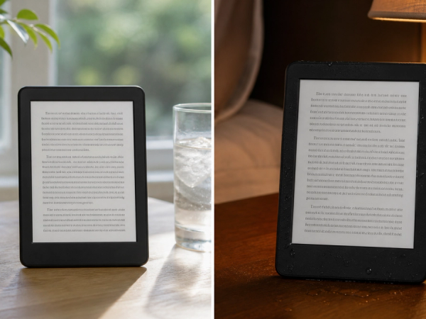 Kindle vs Paperwhite shown as a practical comparison