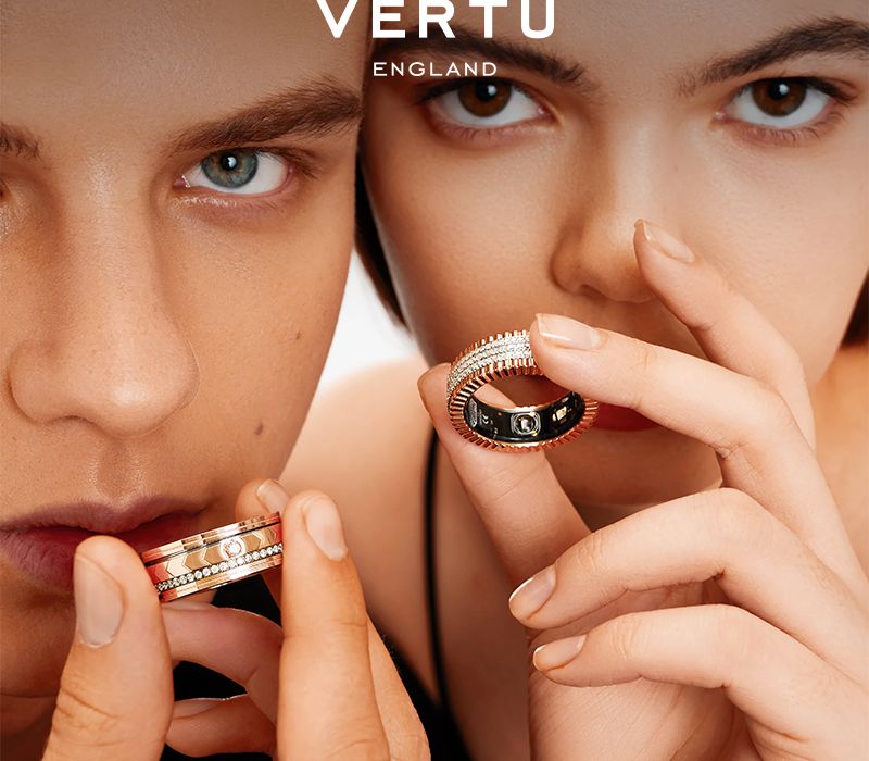 Diamond ring for women with smart health features