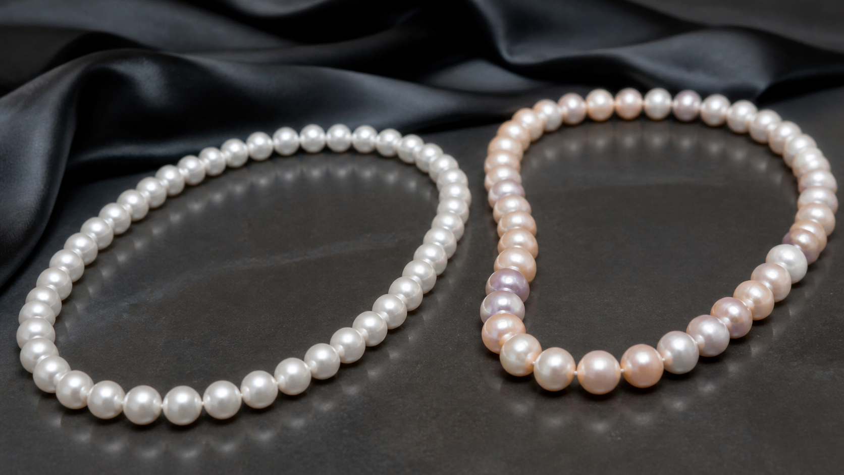 Akoya vs Freshwater Pearls shown in a practical side-by-side comparison