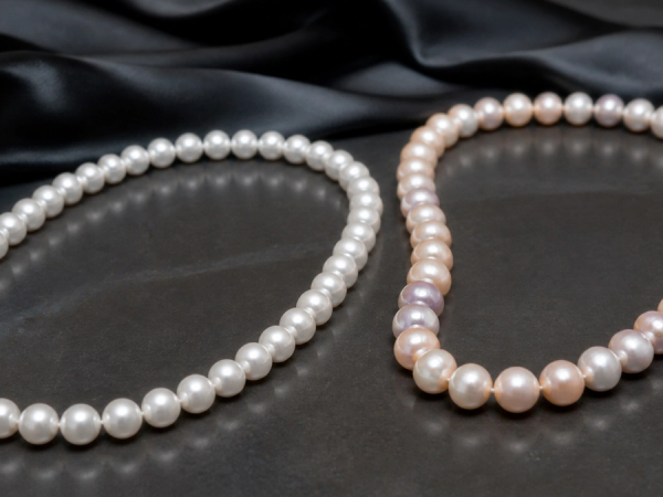 Akoya vs Freshwater Pearls shown in a practical side-by-side comparison