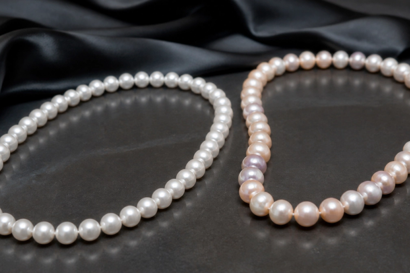Akoya vs Freshwater Pearls shown in a practical side-by-side comparison